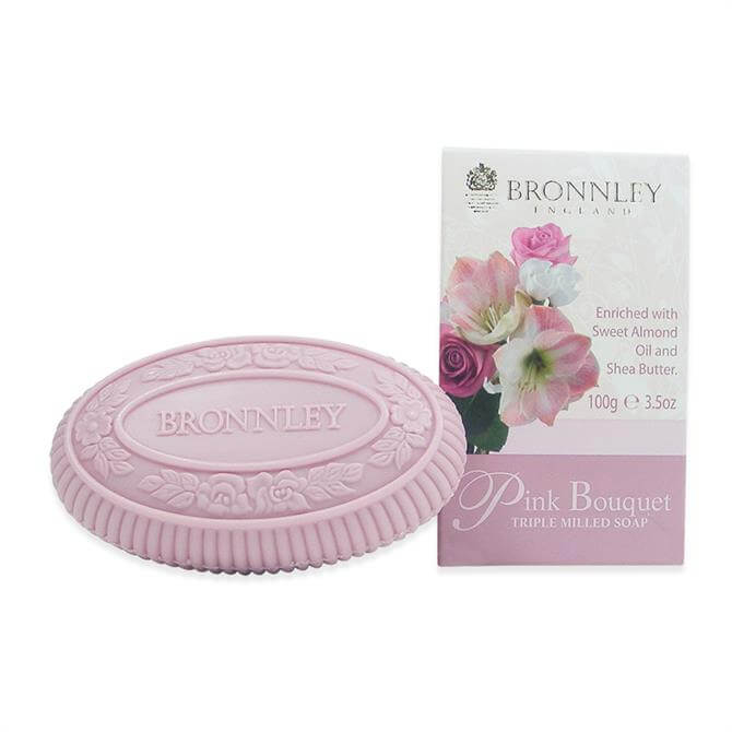 Bronnley Pink Bouquet Triple Milled Fine Eng Soap 1X100g